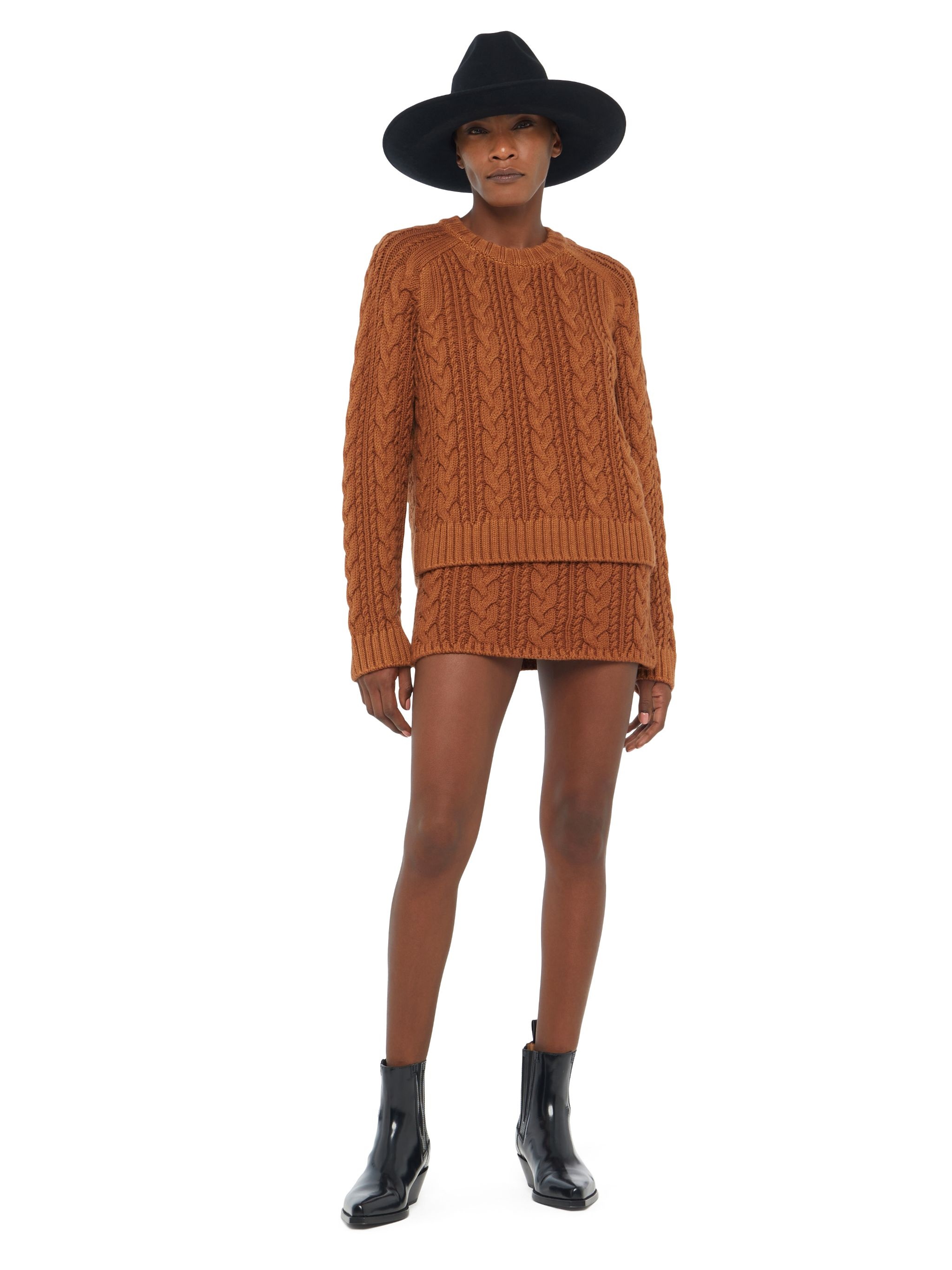 Hues Of The Desert Cable Sweater - 4