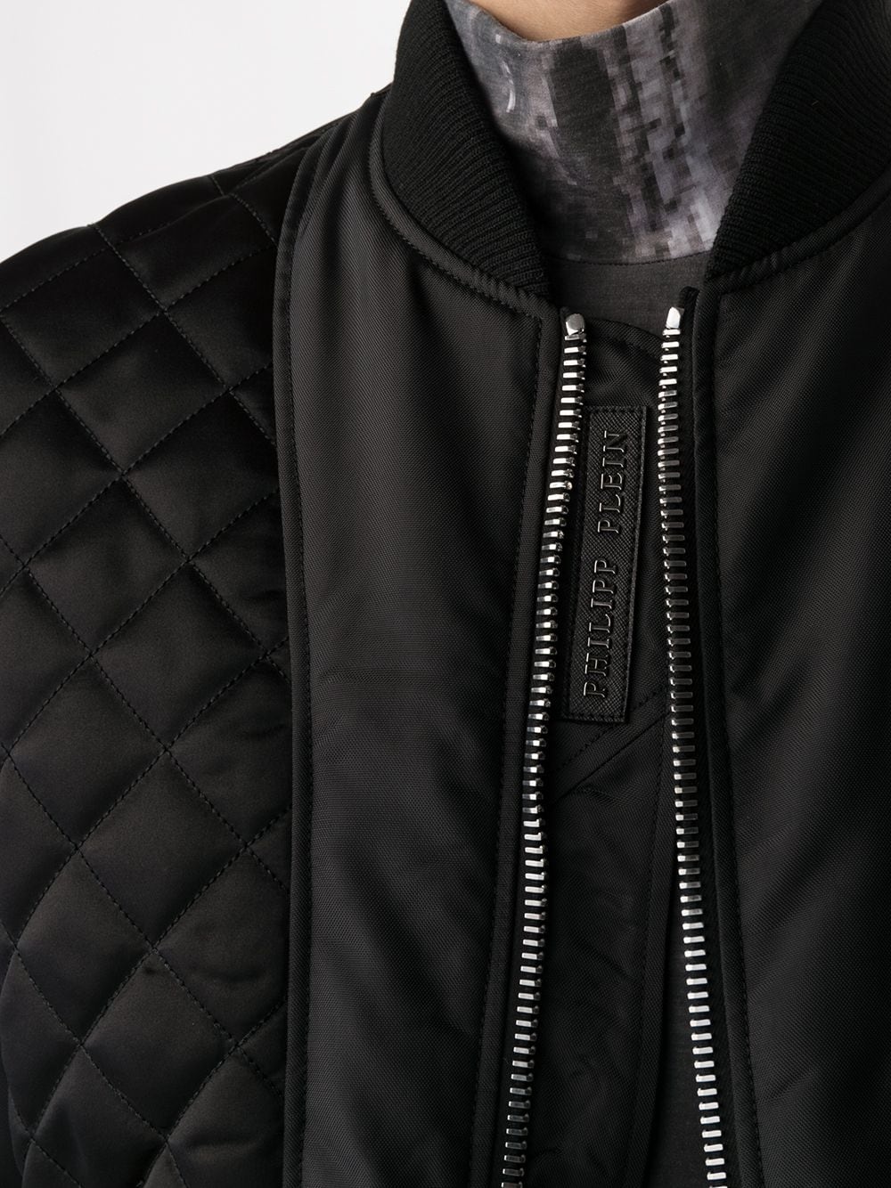 Iconic Plein quilted bomber jacket - 5