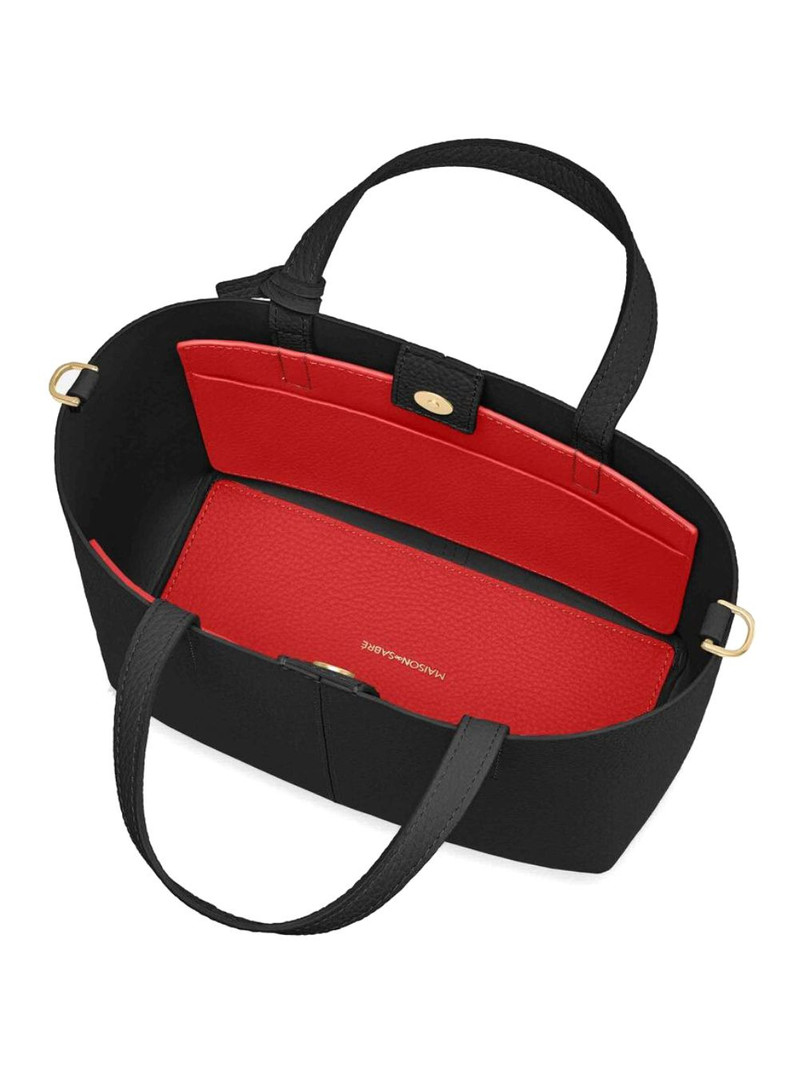 Small Leather Soft Tote 4