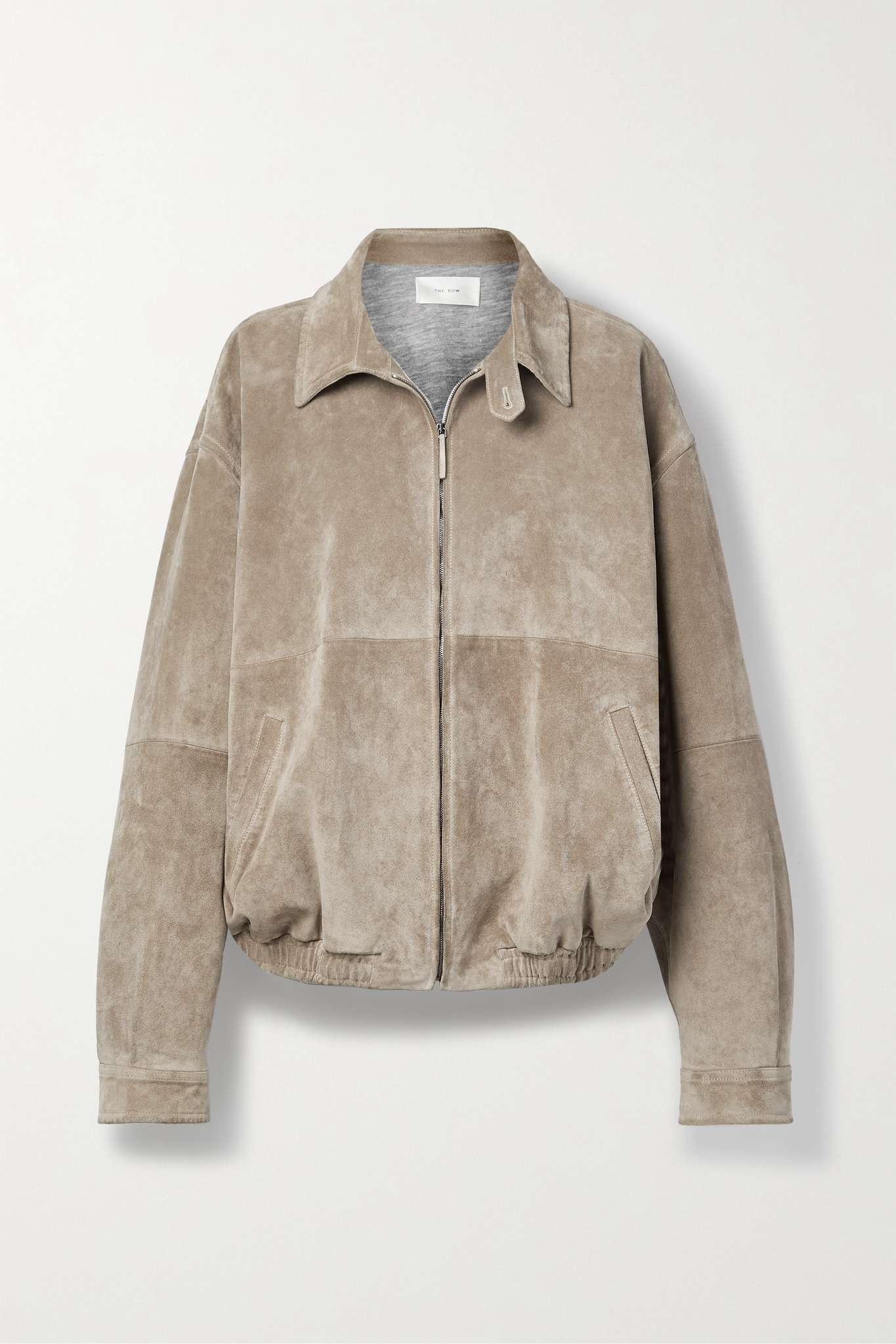 The Row Roanna oversized suede bomber jacket REVERSIBLE