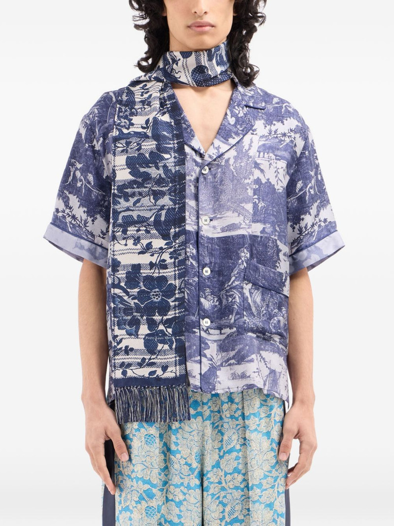 Aloeuw floral-print silk scarf 4