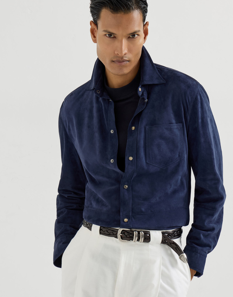 Suede overshirt 5