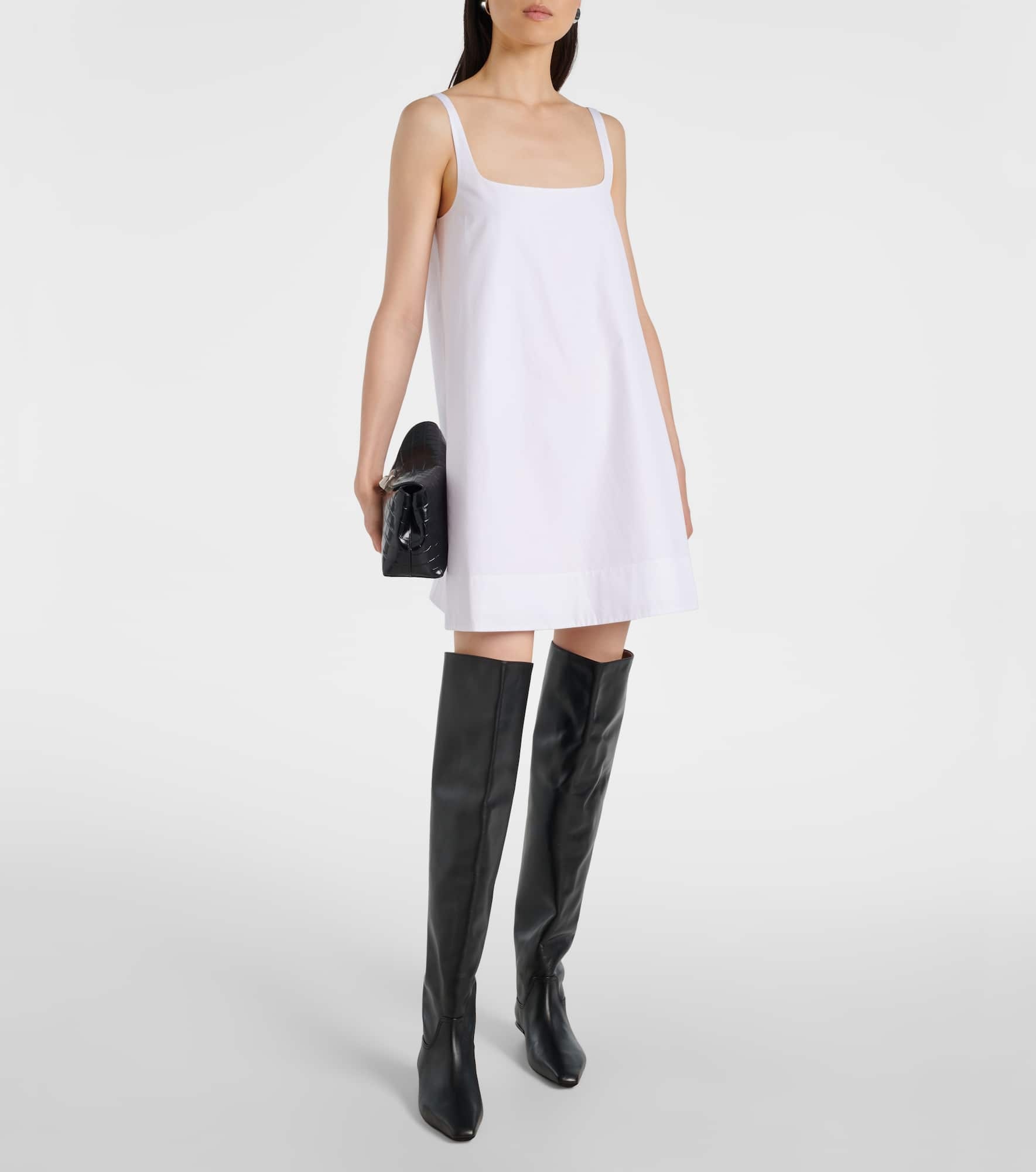 Bettina leather over-the-knee boots - 2