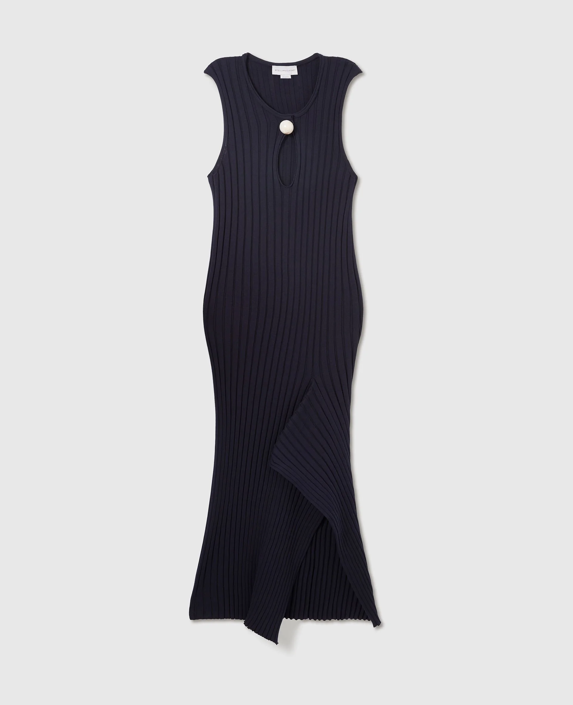 Cotton Ribbed Dress - 1