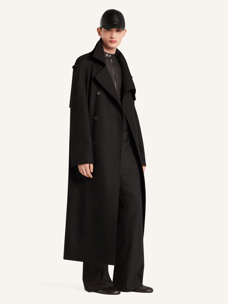 OBLIQUE WOOL TRENCH COAT 4