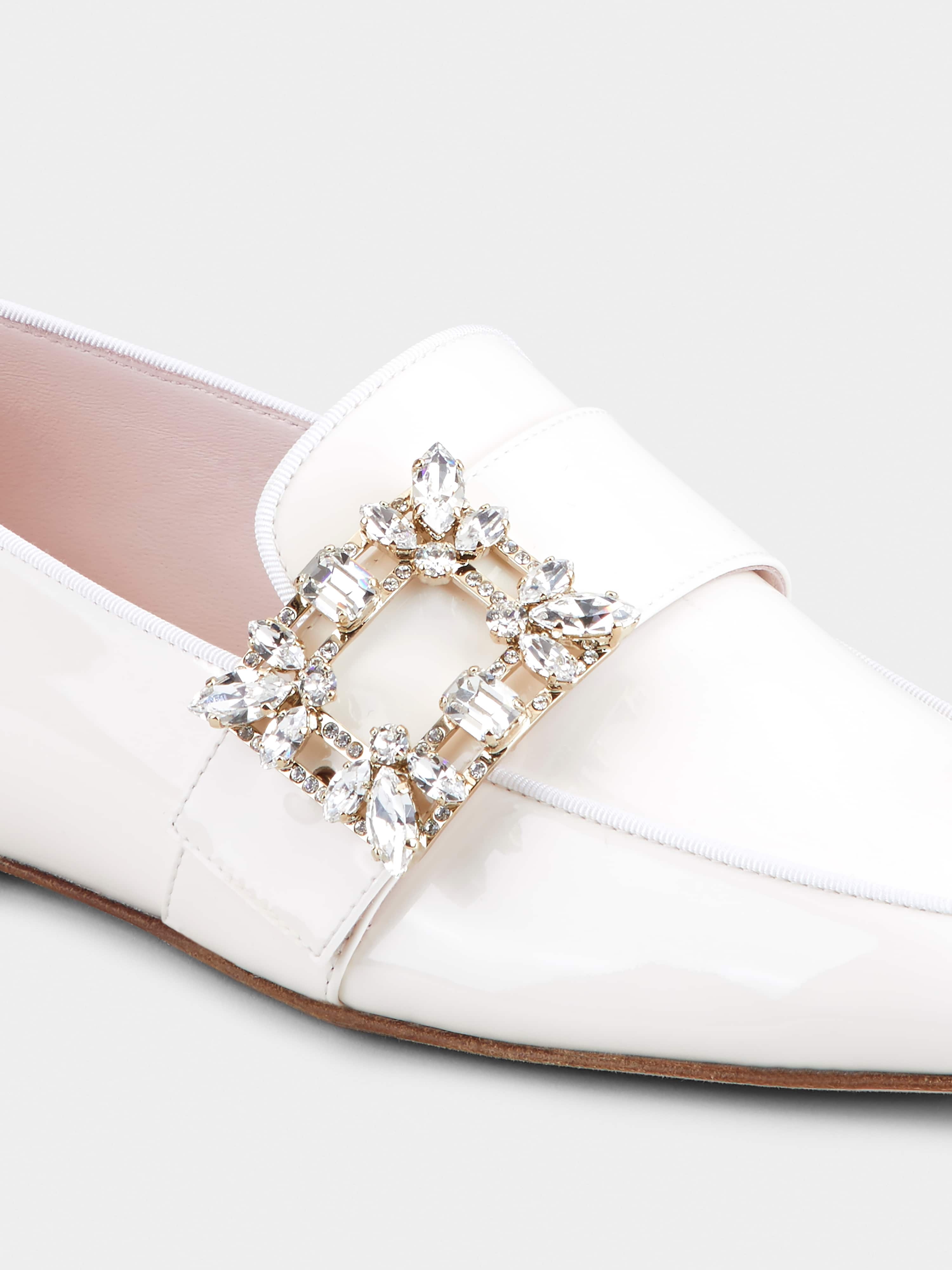 Mini Broche Vivier Buckle Loafers in Patent Leather - 3