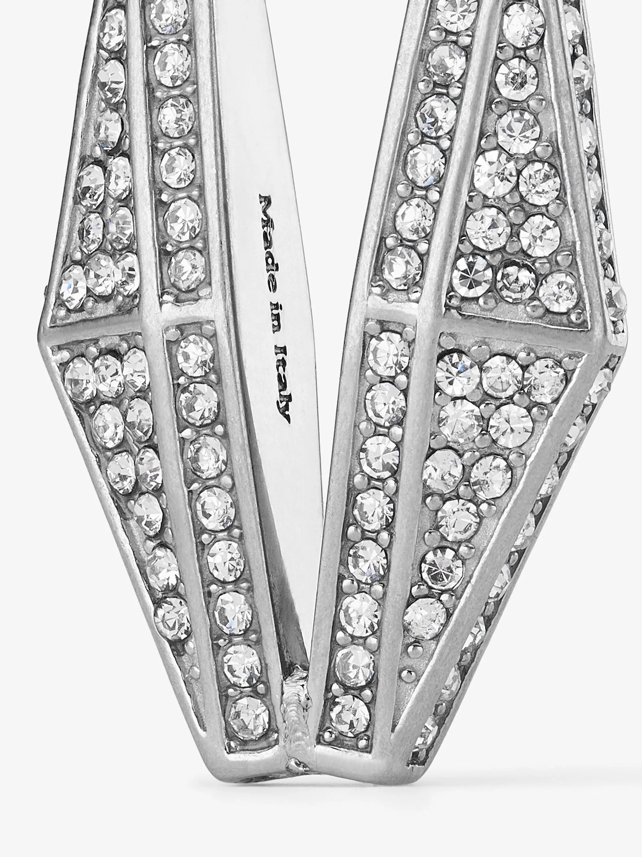 Diamond Chain Crystal-embellished Earrings - 5