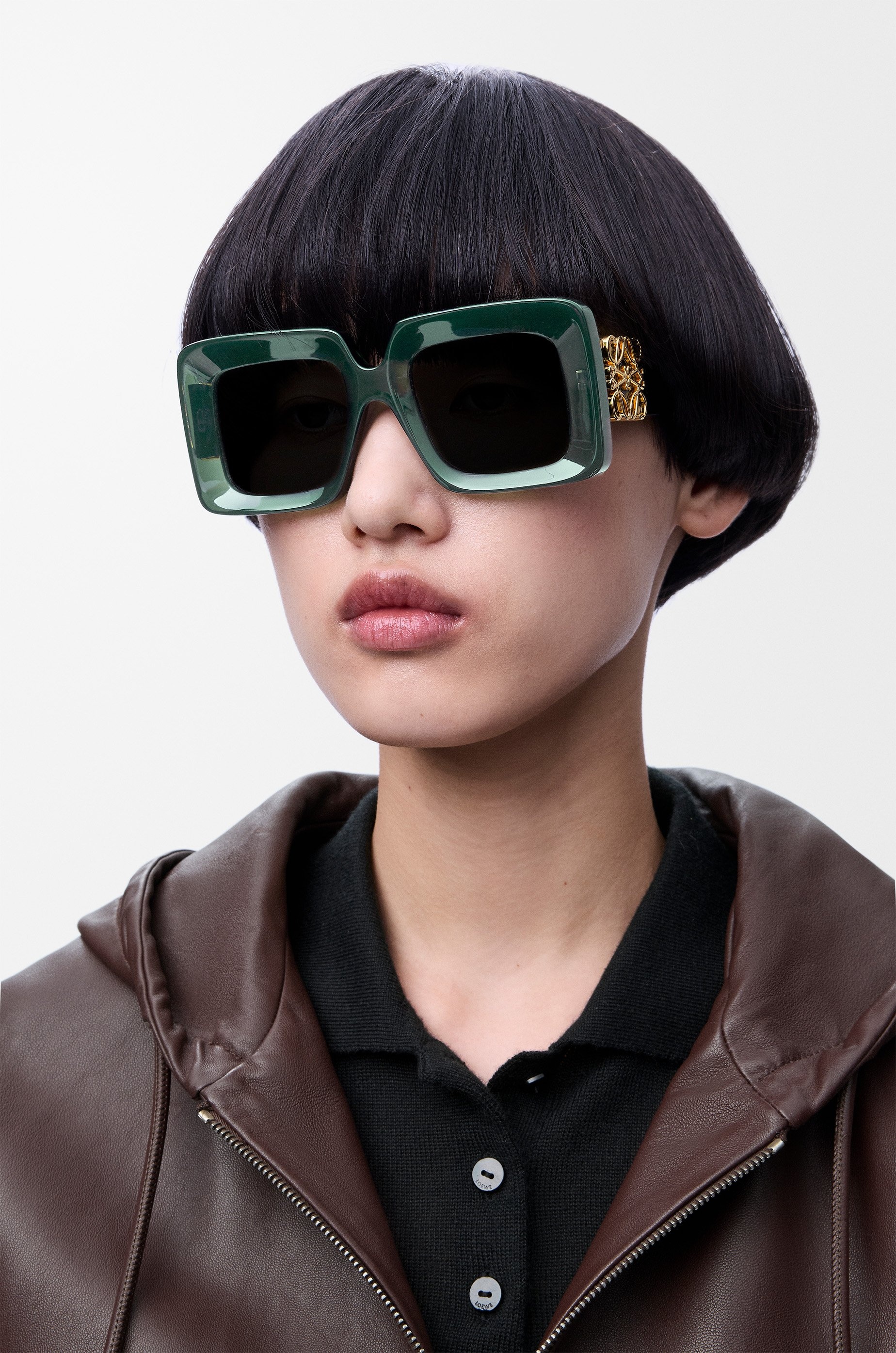 Beveled Square Maxi Anagram sunglasses - 2