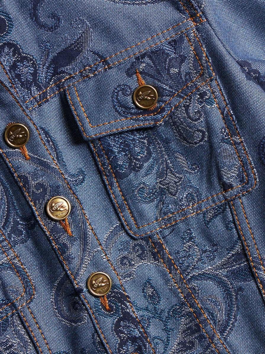 DENIM JACQUARD JACKET - 7