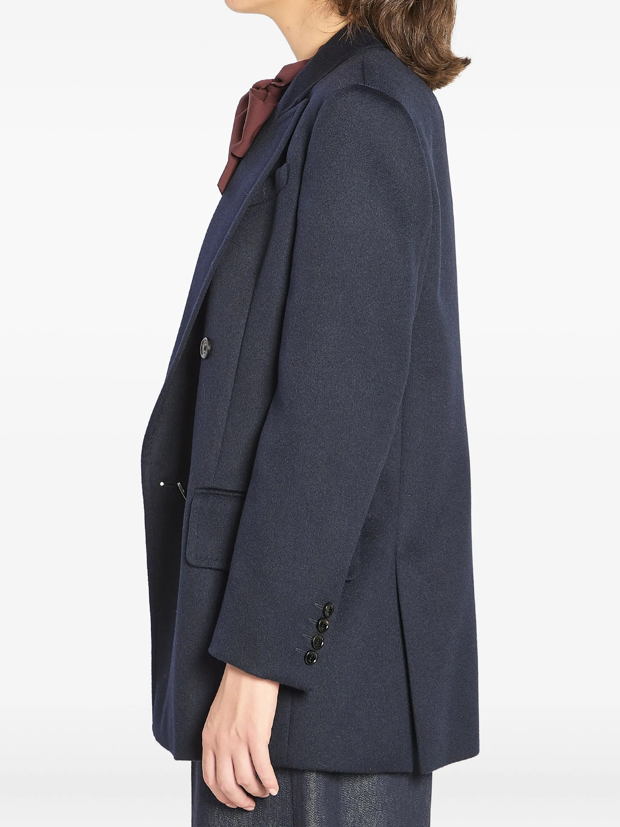 Max Mara Double-breasted Flap-pocket Blazer - 4