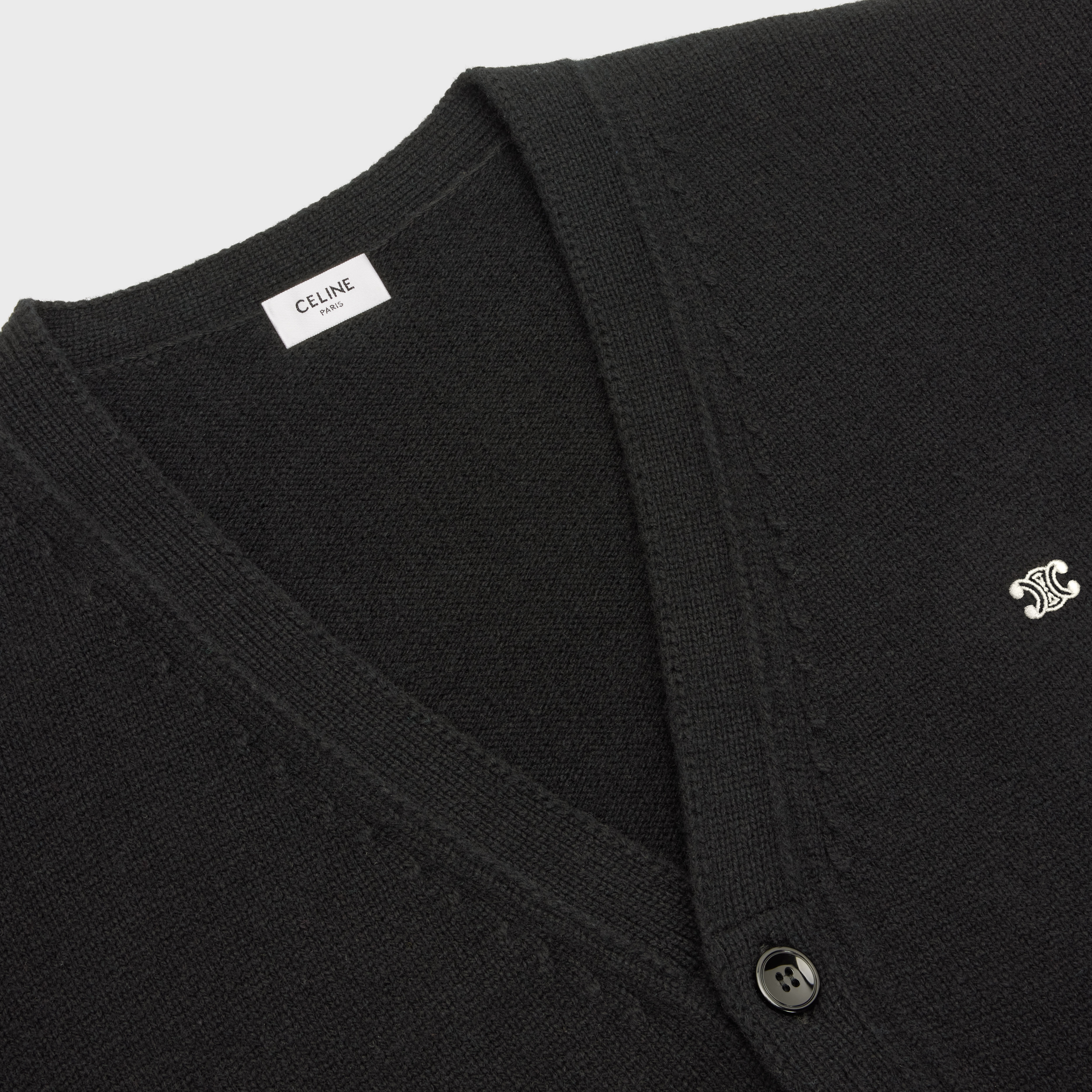 TRIOMPHE LONG CARDIGAN IN CASHMERE WOOL - 3