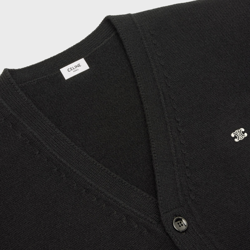 TRIOMPHE LONG CARDIGAN IN CASHMERE WOOL 3