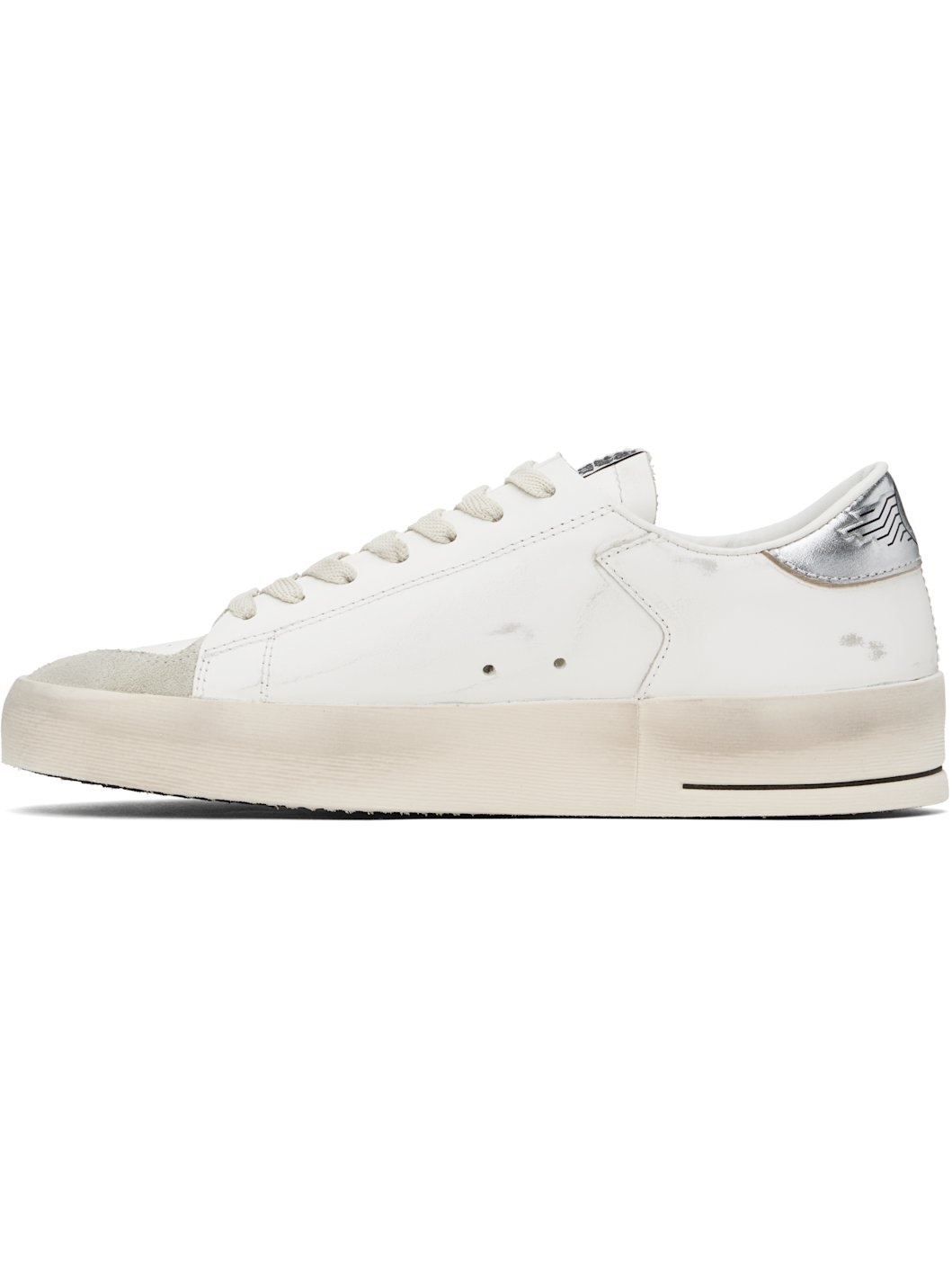 White & Gray Stardan Sneakers - 3