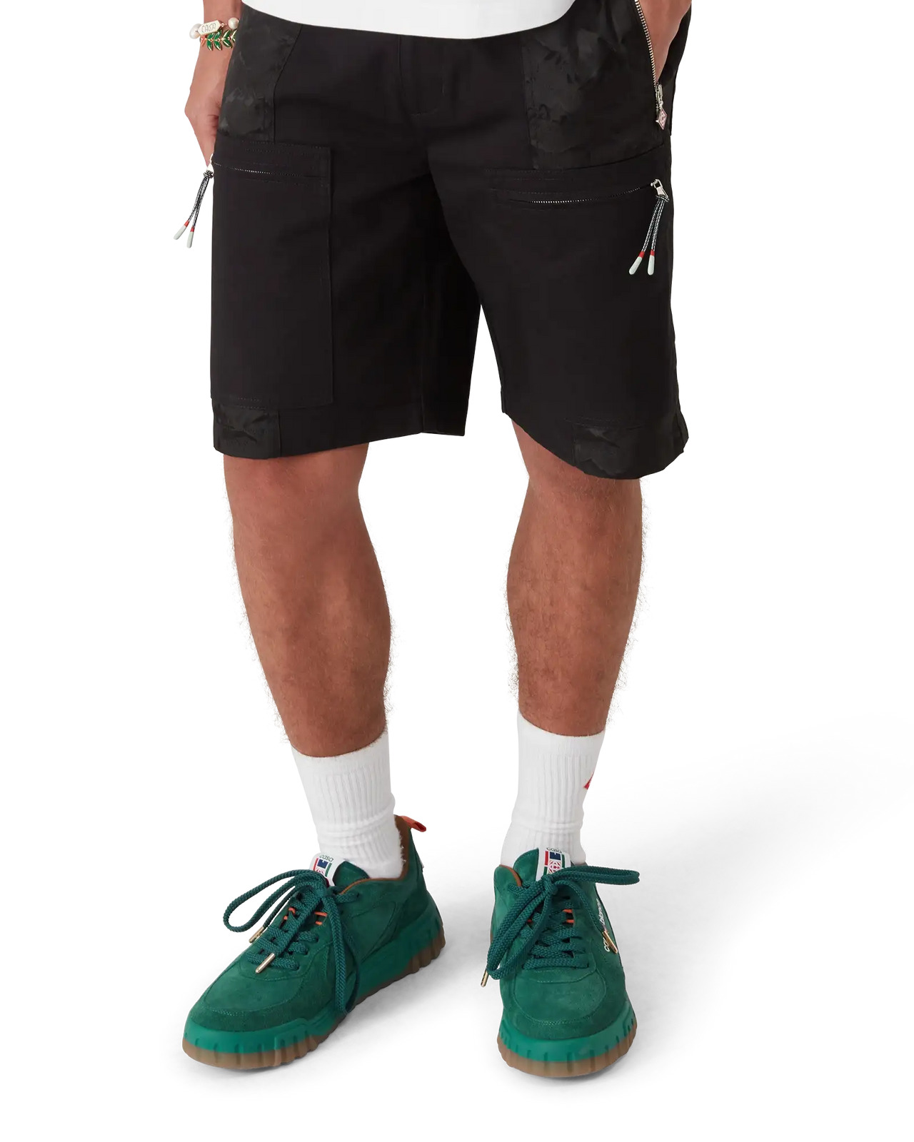 Nylon Mountain Camo Cargo Shorts - 4