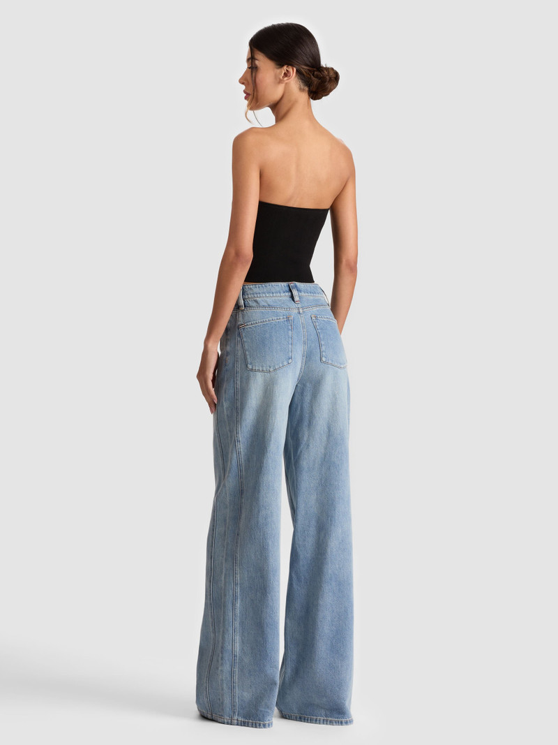 Alice + Olivia TASHA ZIP FRONT CORSET outlook