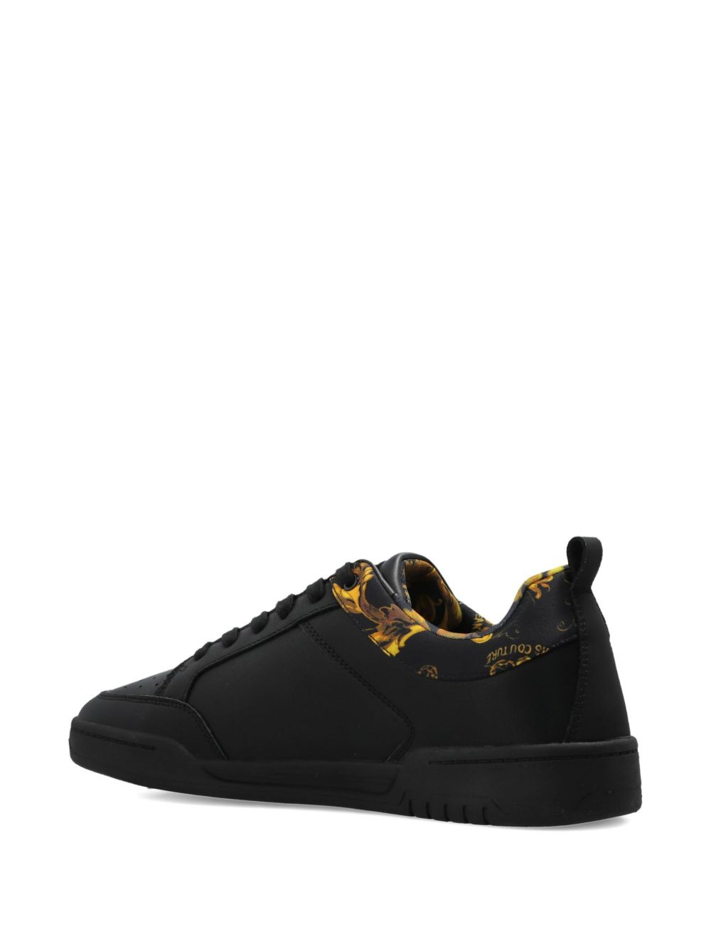 barocco-print sneakers - 4