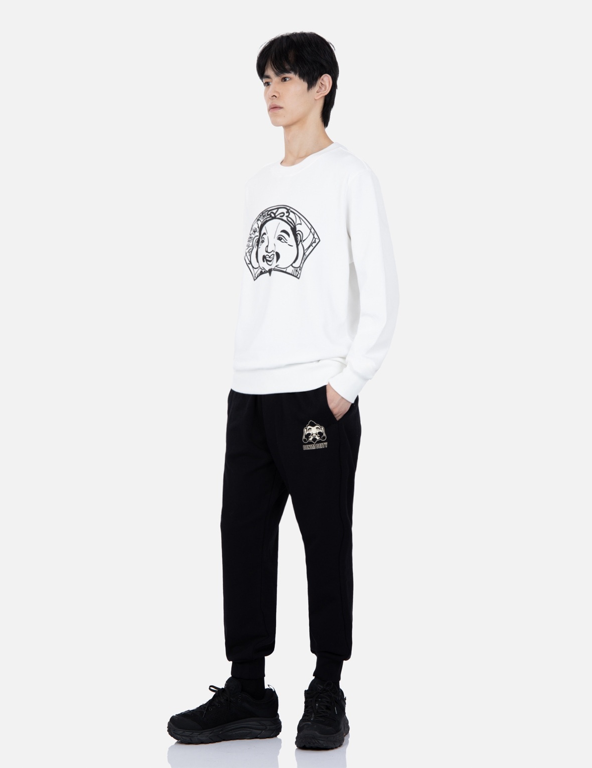 SEAGULL POCKET PRINT SWEATPANTS - 4