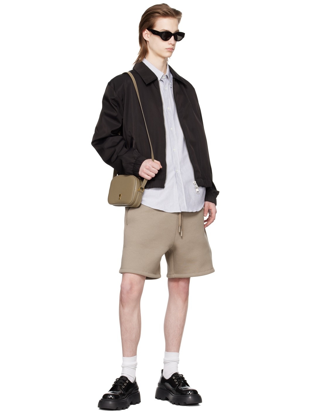 Taupe Ami de Cœur Shorts - 4