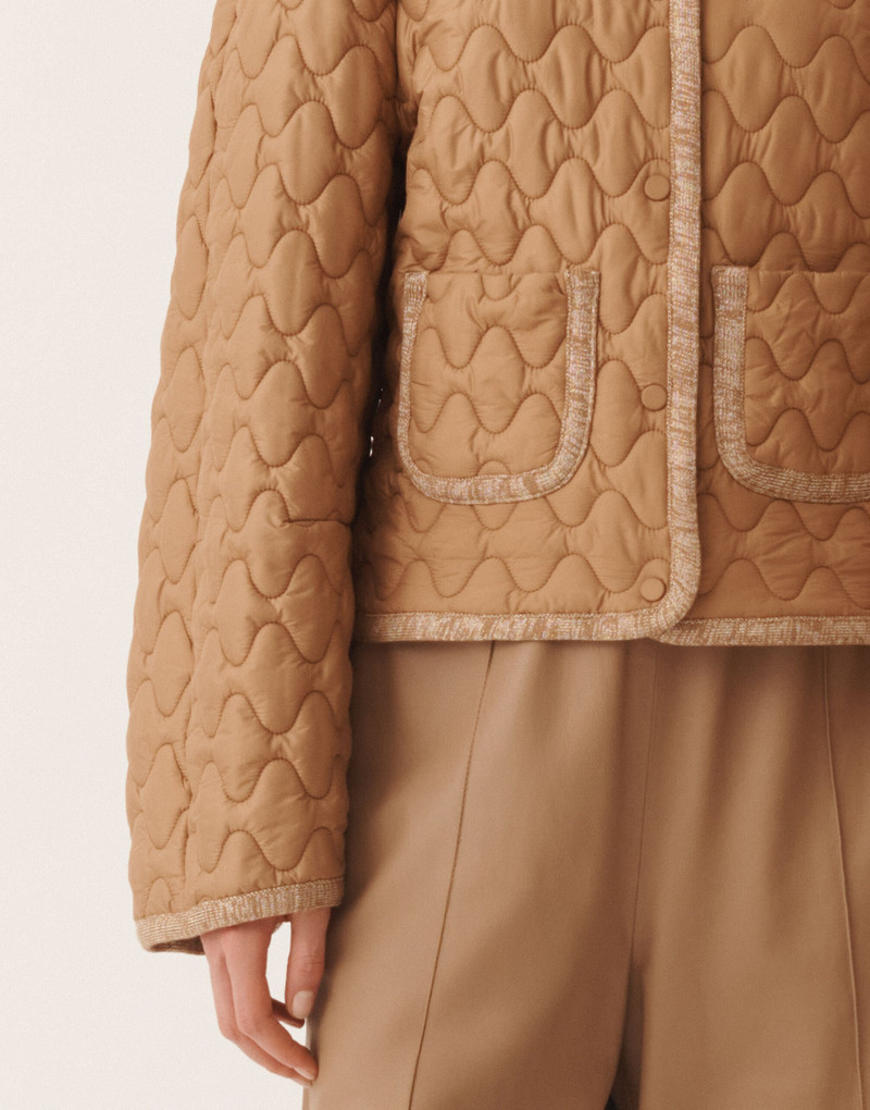 Quilted technical down jacket 5