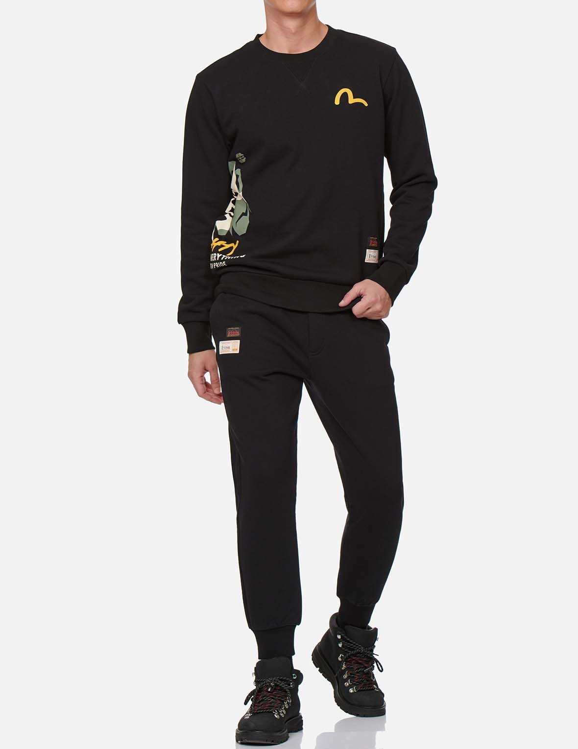 CAMOUFLAGE GODHEAD PRINT SWEATSHIRT - 5