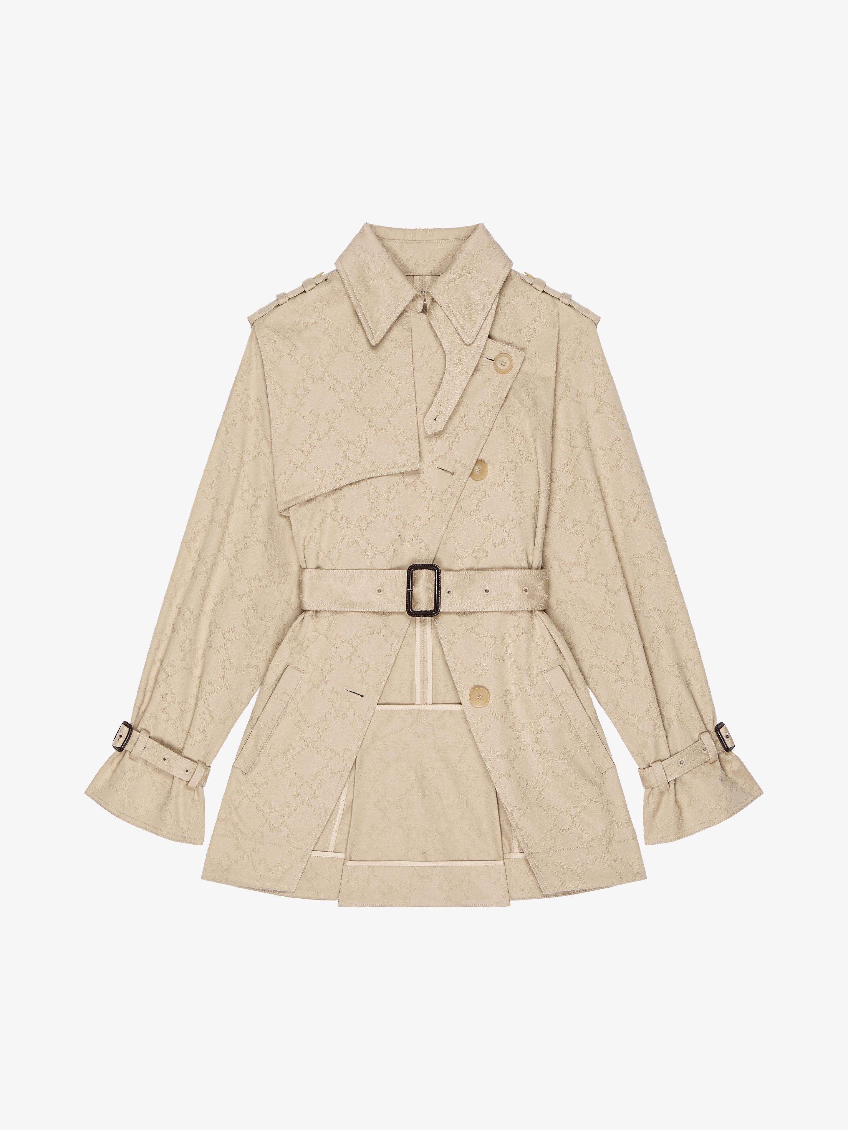 TRENCH-COAT IN MONOGRAM 72 COTTON - 1