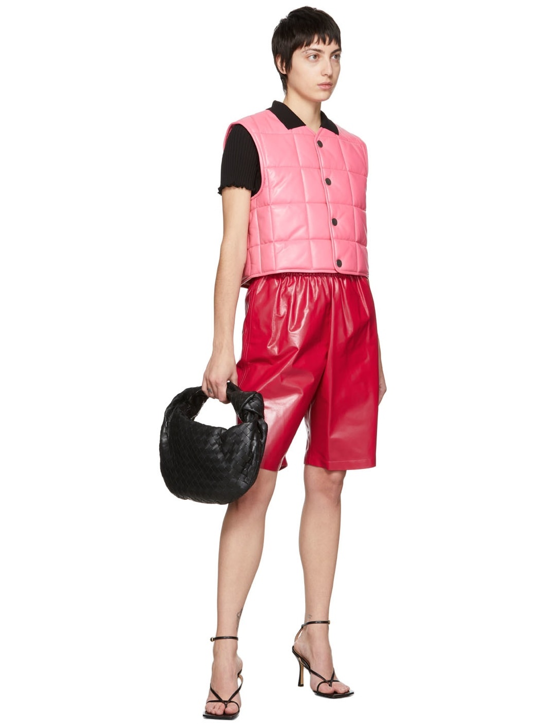 Bottega Veneta Pink Quilted Vest