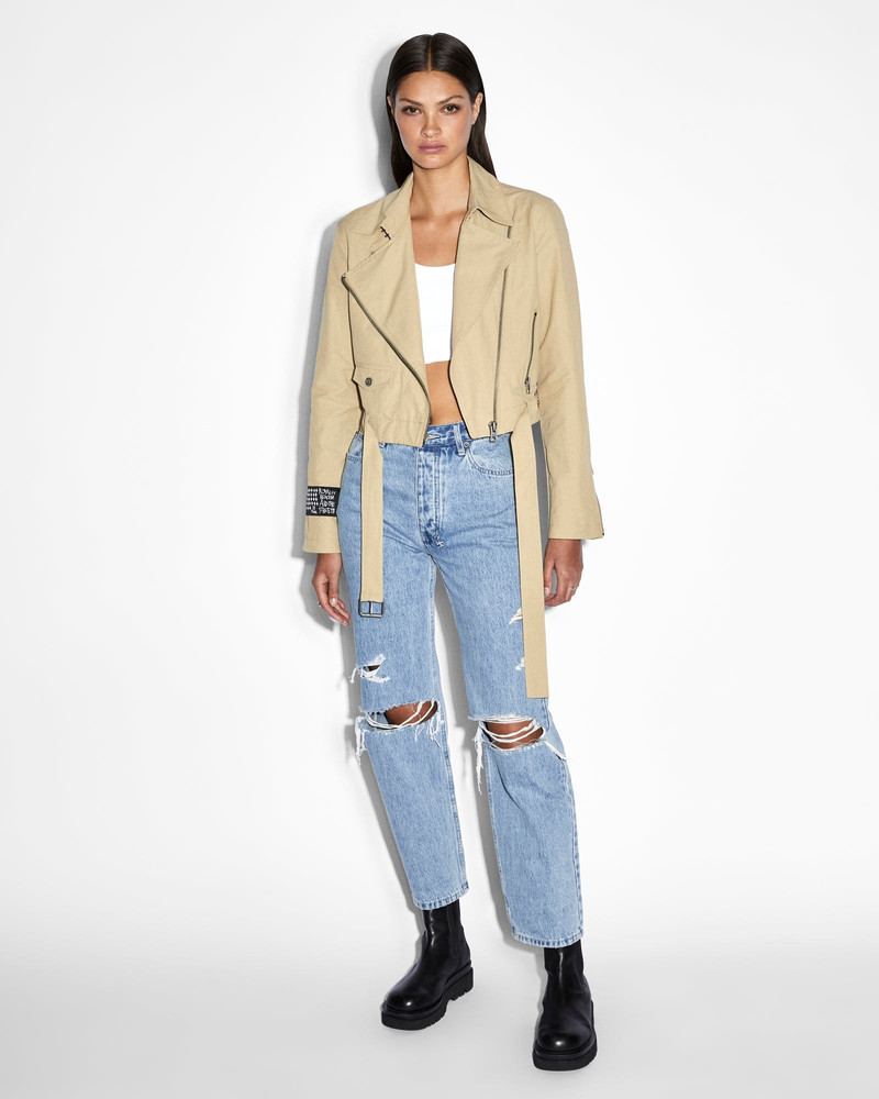 INCOGNITO BIKER/TRENCH KHAKI 15