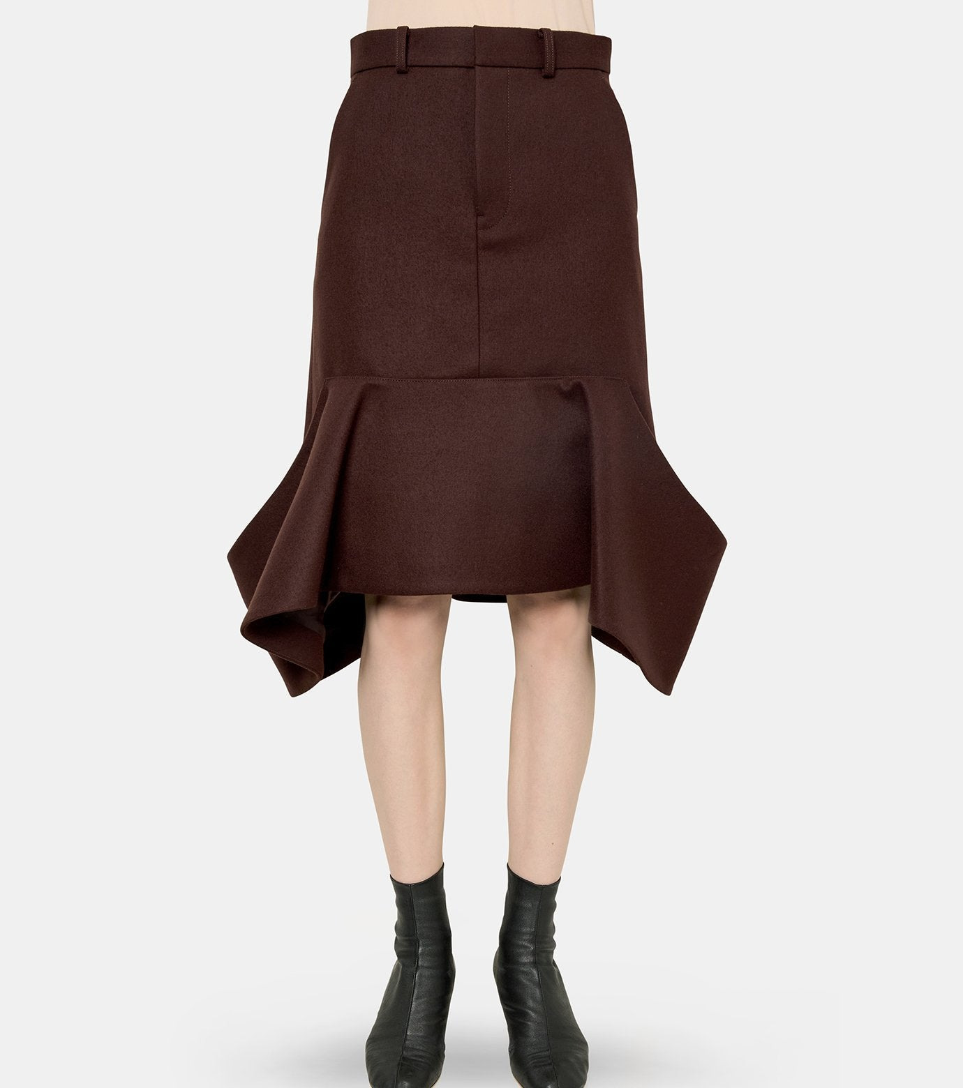 Wool Melton Skirt - 2
