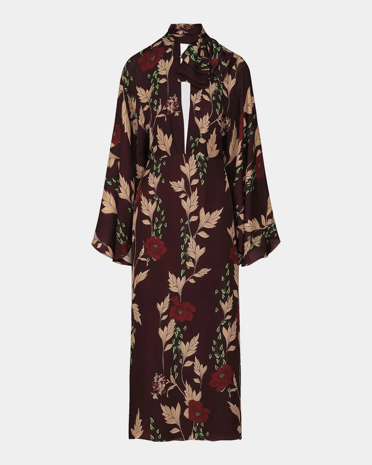 Parajes Lejanos Silk Maxi Dress - 1