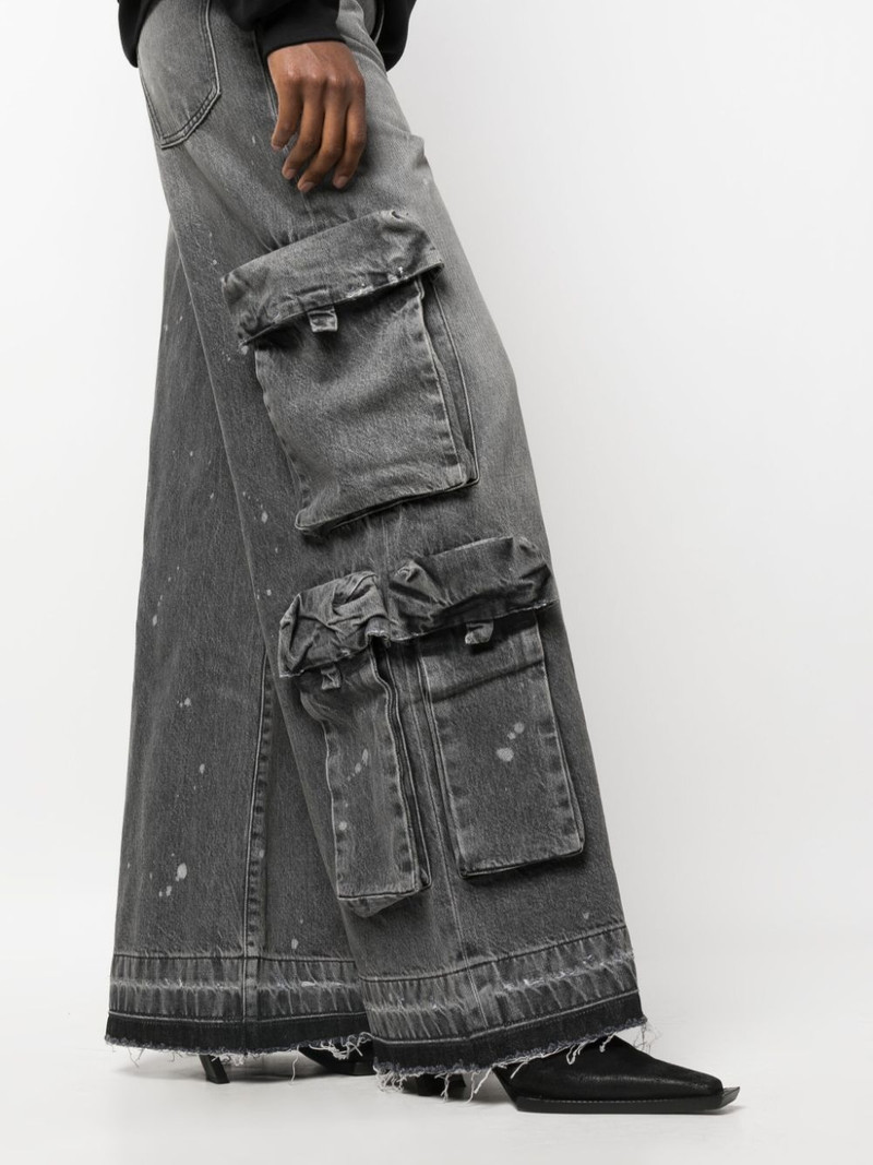 Baggy Cargo wide-leg jeans 5