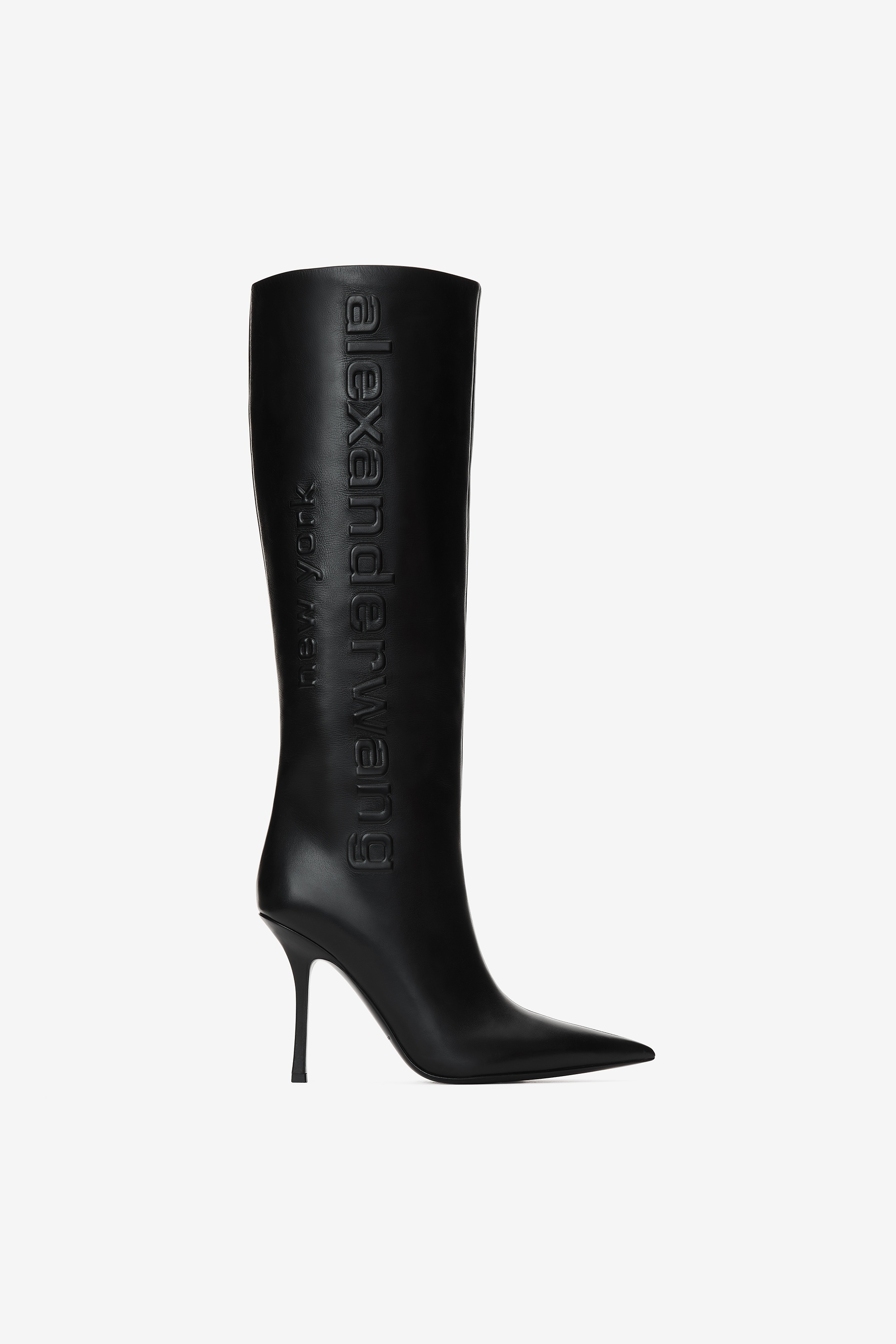 delphine tall boot in leather - 1