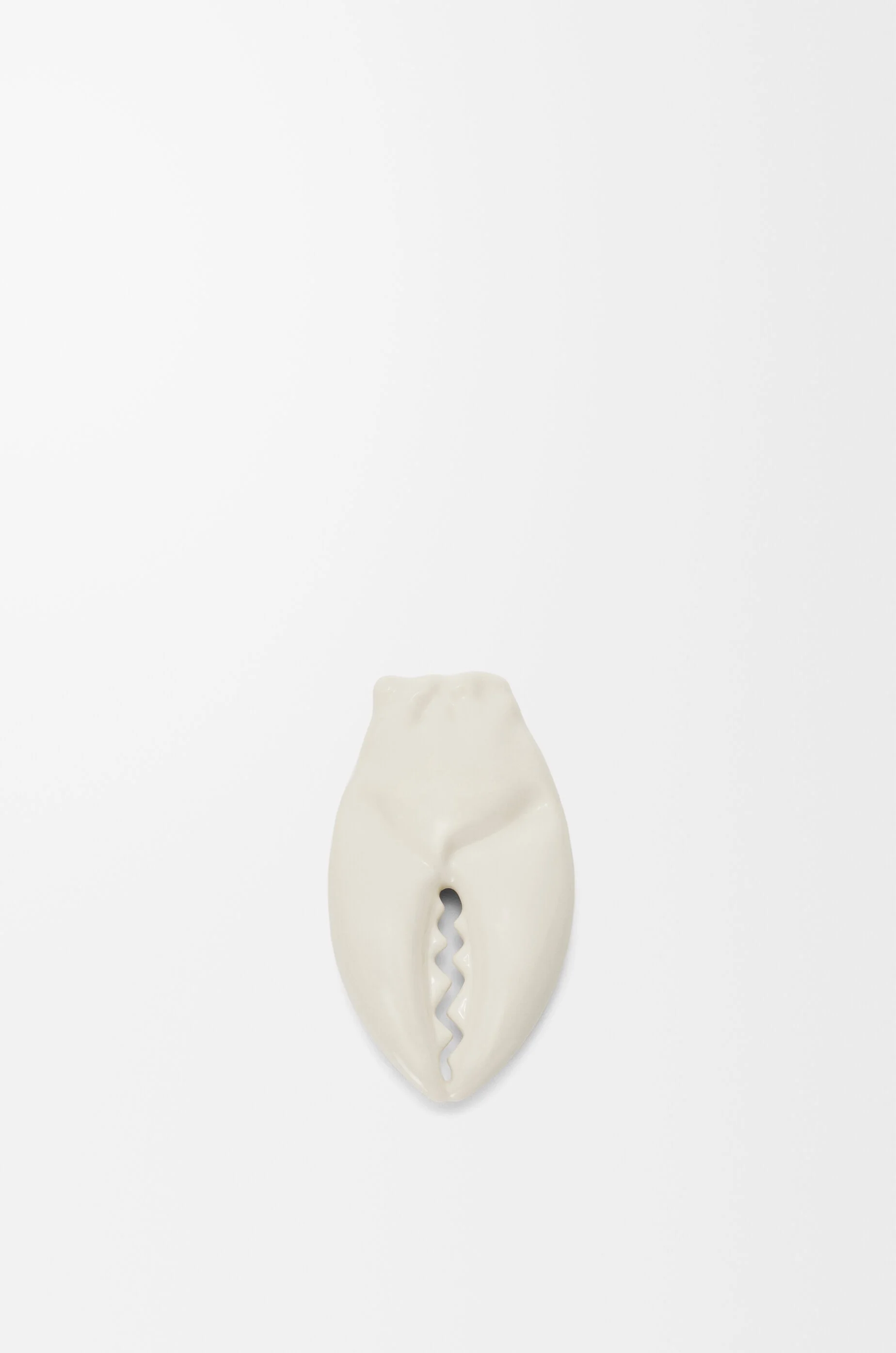 Large Claw brooch in ceramic - 1