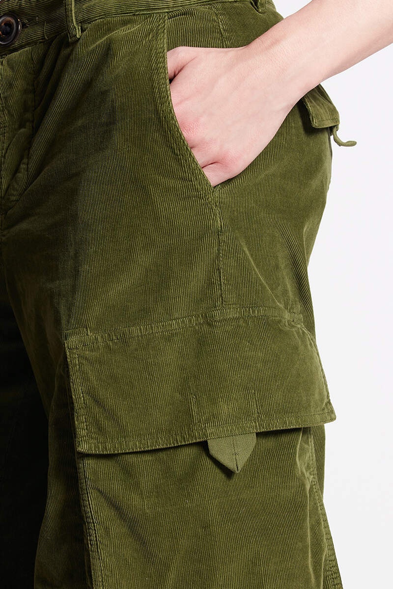 CORDUROY CARGO PANTS - 6