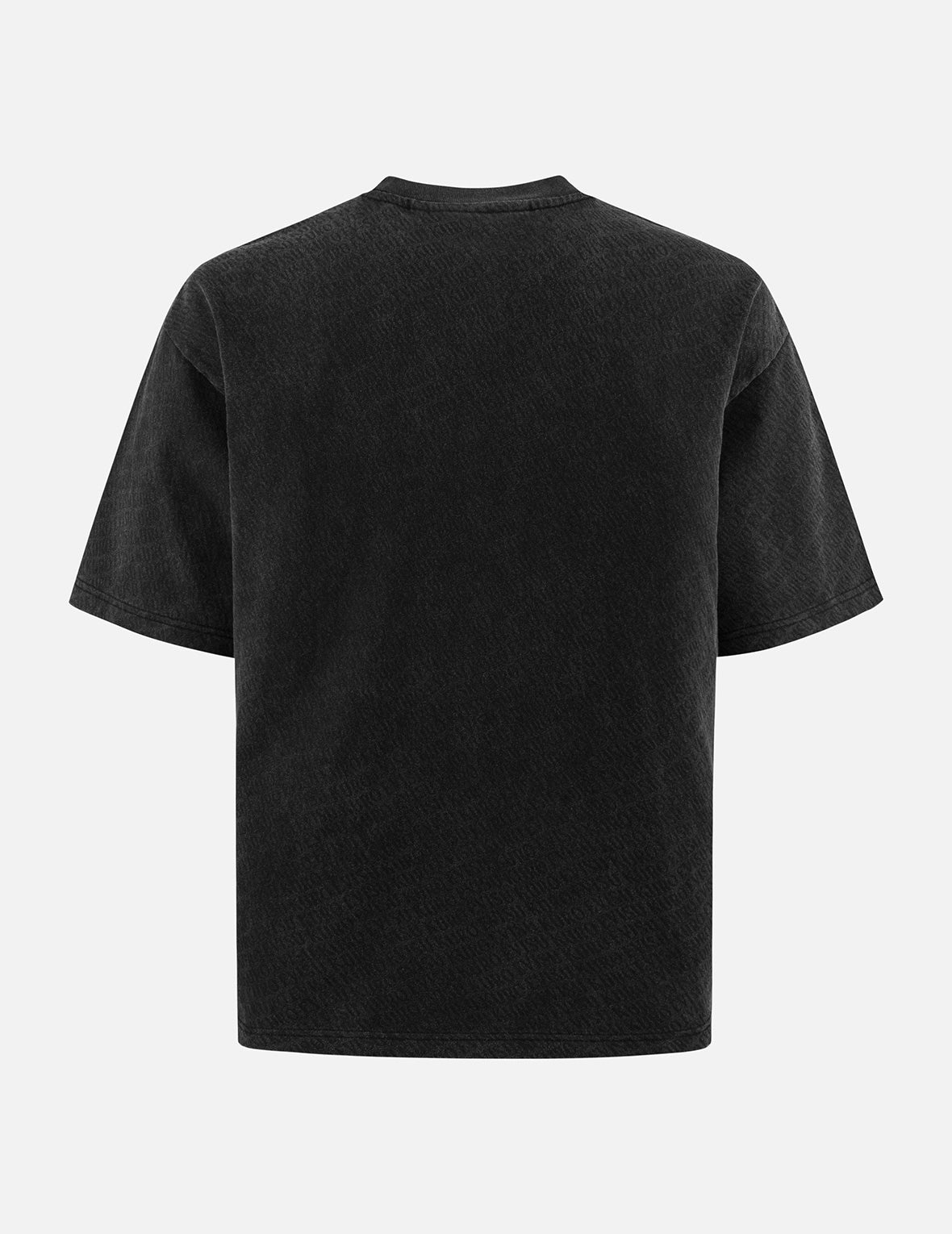 Allover Logo Print Loose Fit T-shirt - 2