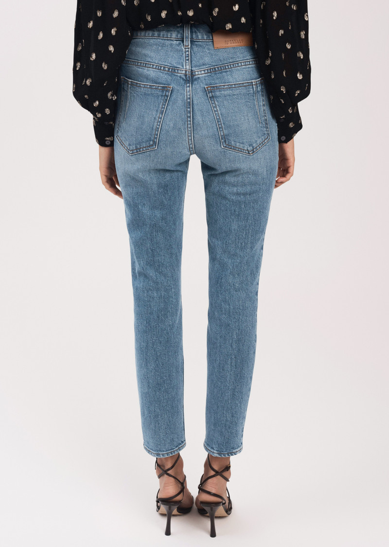 DEREK LAM 10 CROSBY EDEN 5 POCKET SLIM STRAIGHT LEG JEAN outlook