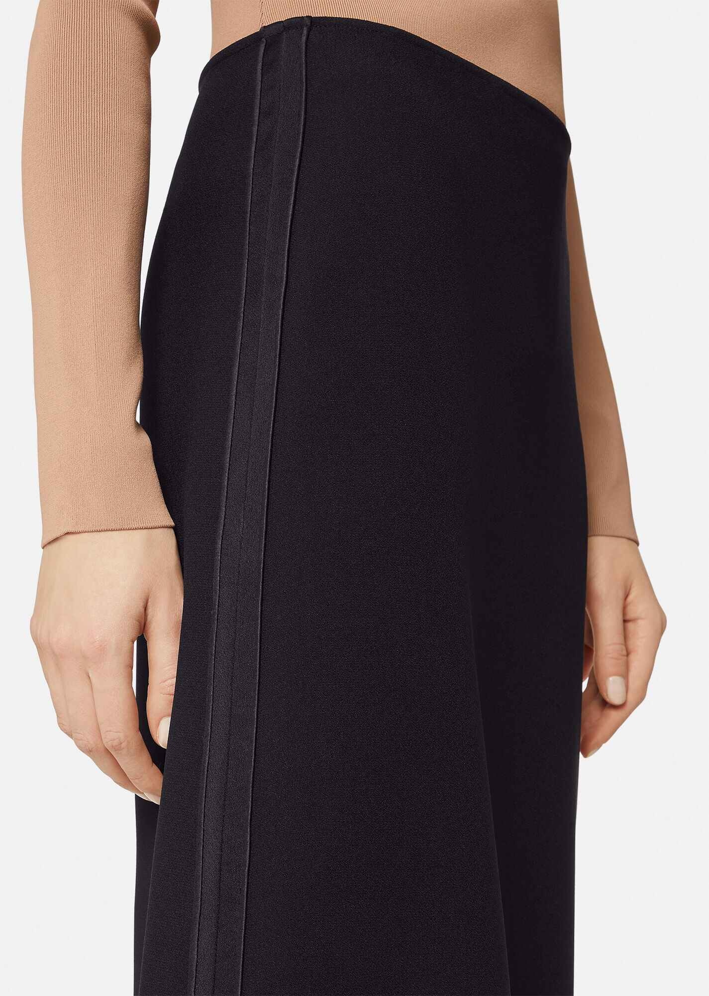 Satin A-Line Skirt - 5