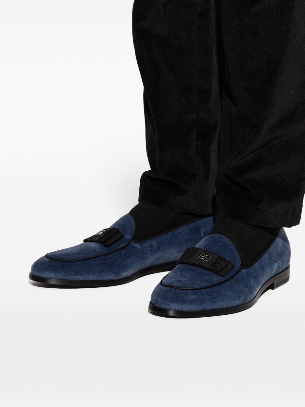 velvet loafers - 5