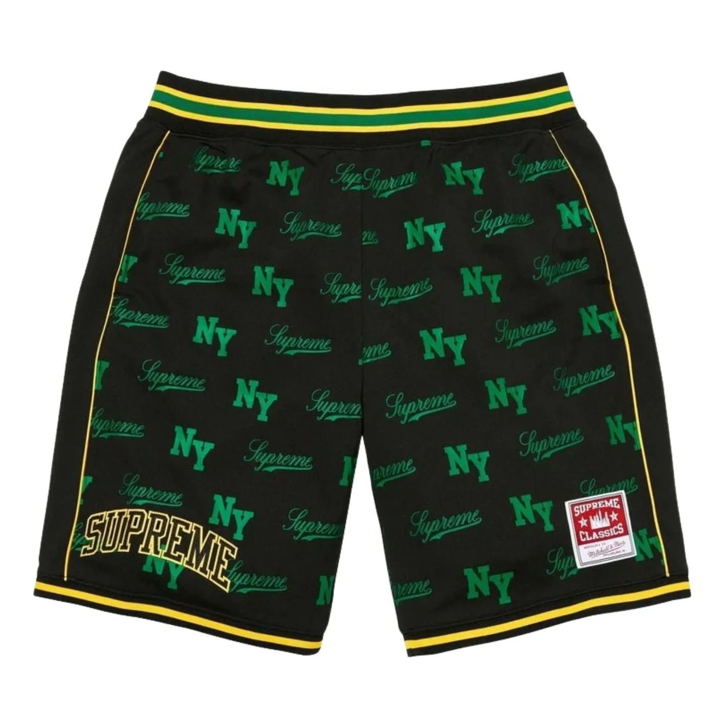 Supreme x Mitchell & Ness SS26 Monogram Basketball Short 'Black' SUP-SS26-221-BLK - 1