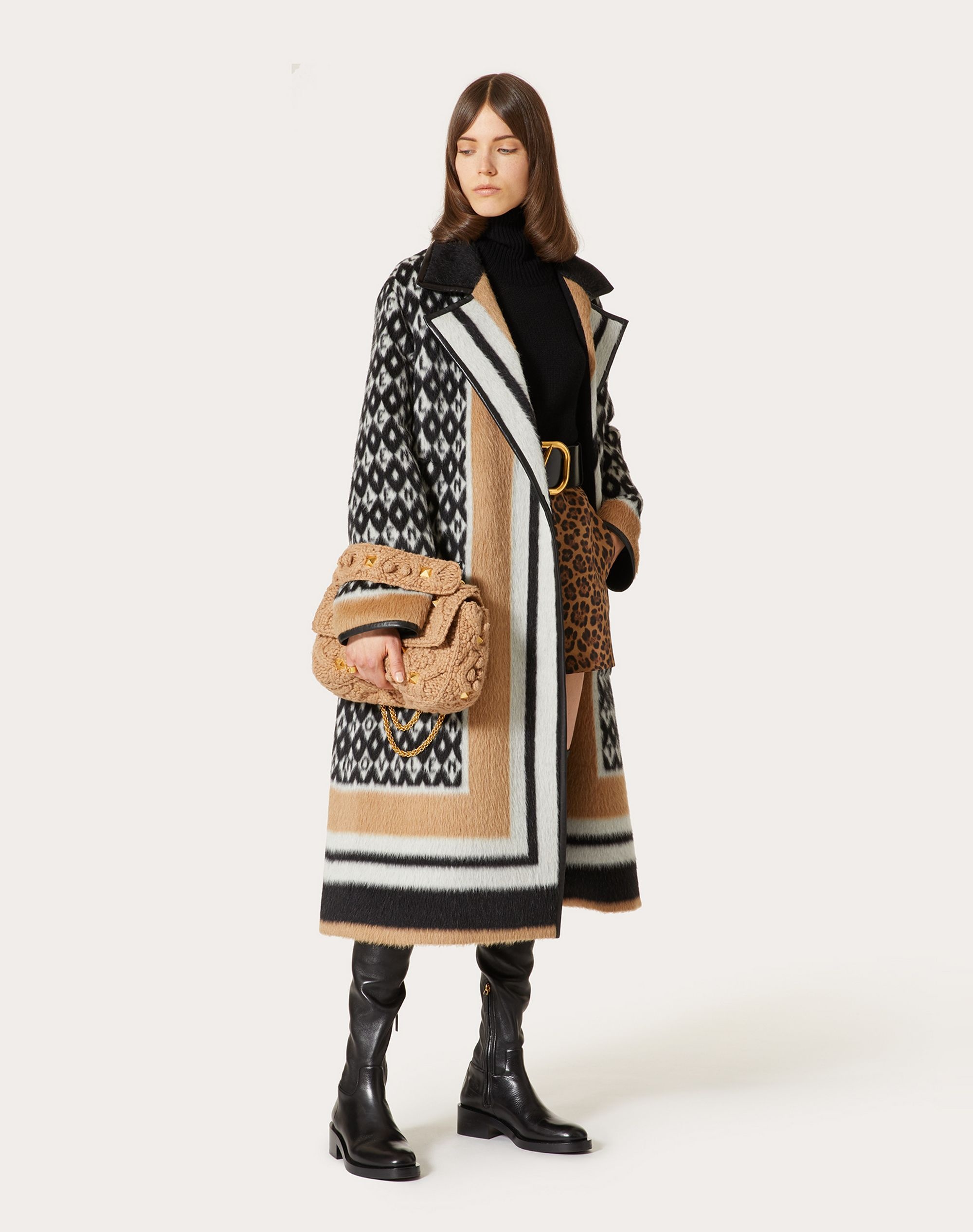 VALENTINO FOULARD ARCHIVE JACQUARD COAT - 2