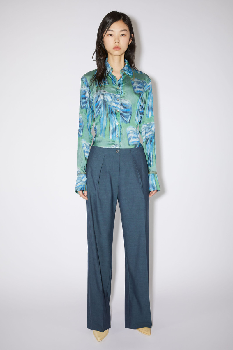 Acne Studios Tailored trousers - Teal blue outlook