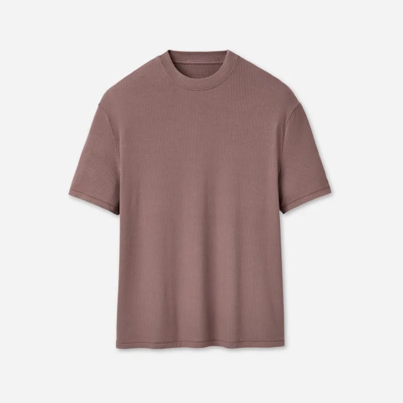 ® Women's Amarys Relaxed Rib Tee Tops in Allspice - 1