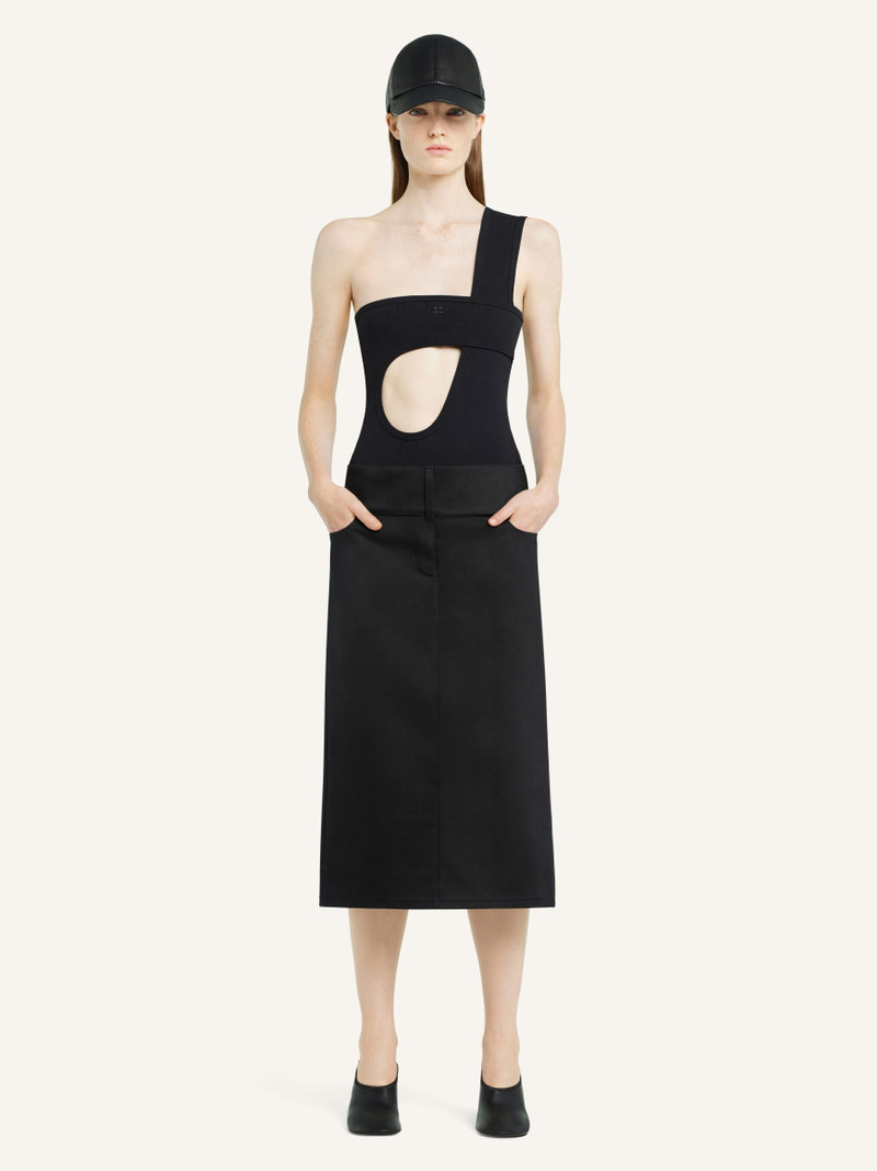 courrèges MID LENGHT BELTED SKIRT outlook