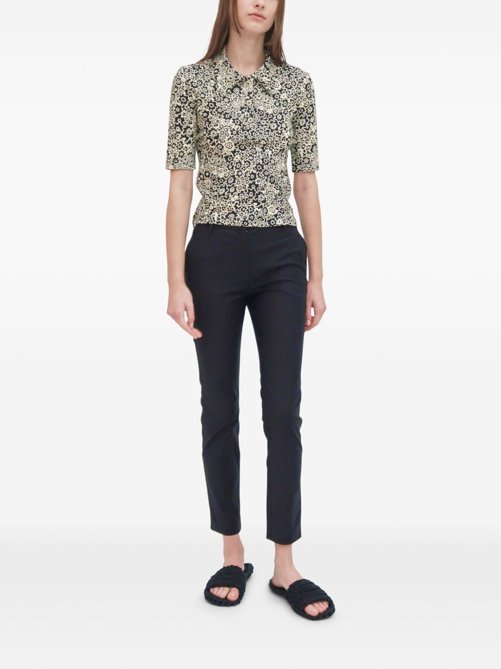 cropped skinny trousers - 2