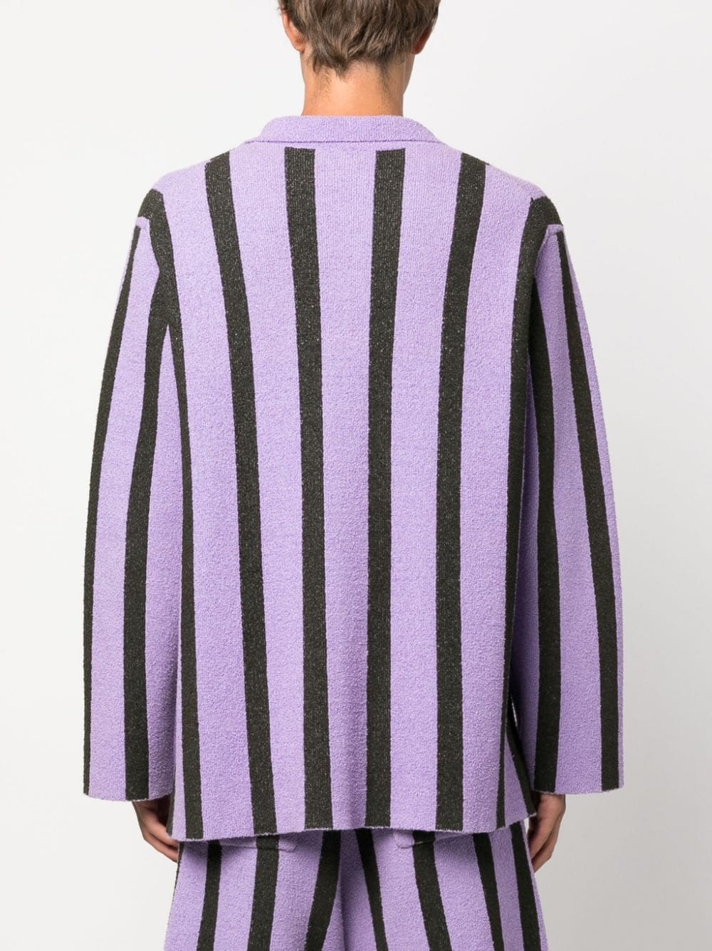 Almar striped terry-cloth shirt - 4