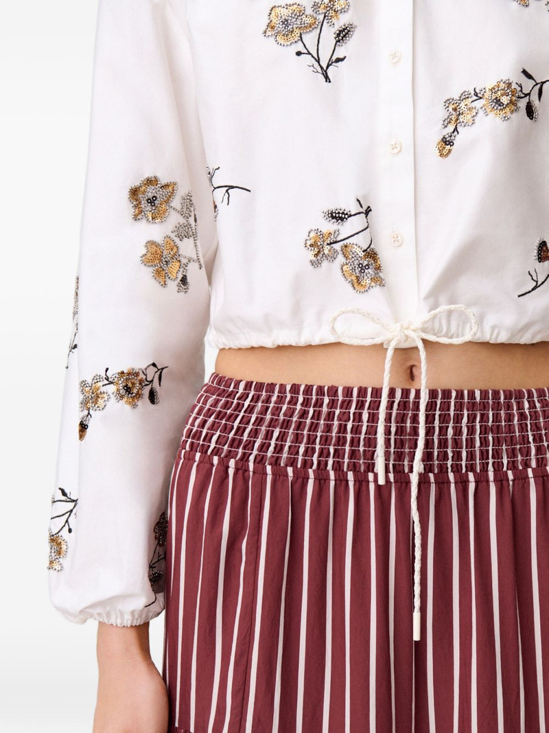 floral drawstring shirt 6