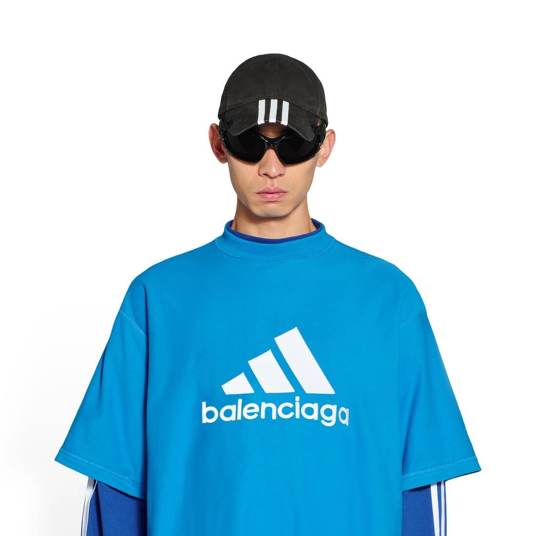 Men's Balenciaga / Adidas Cap in Black - 5