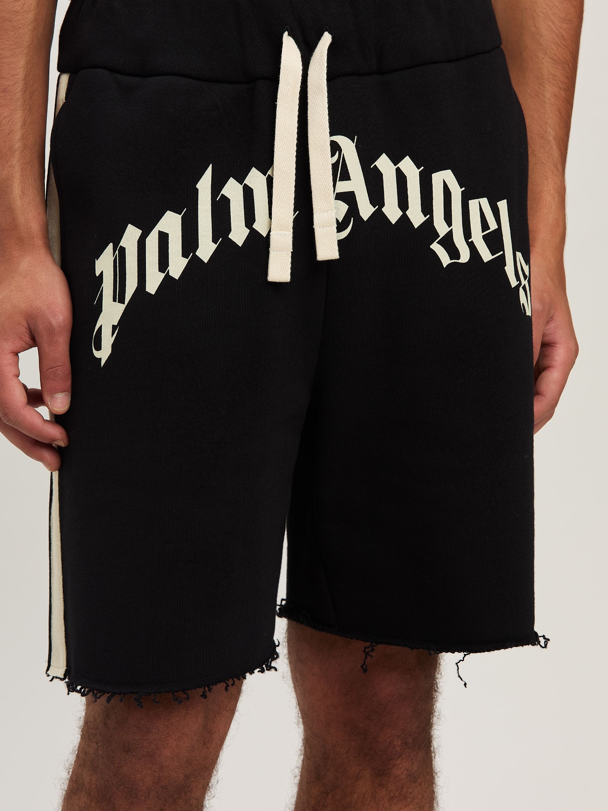 Curved Logo Track shorts - 6