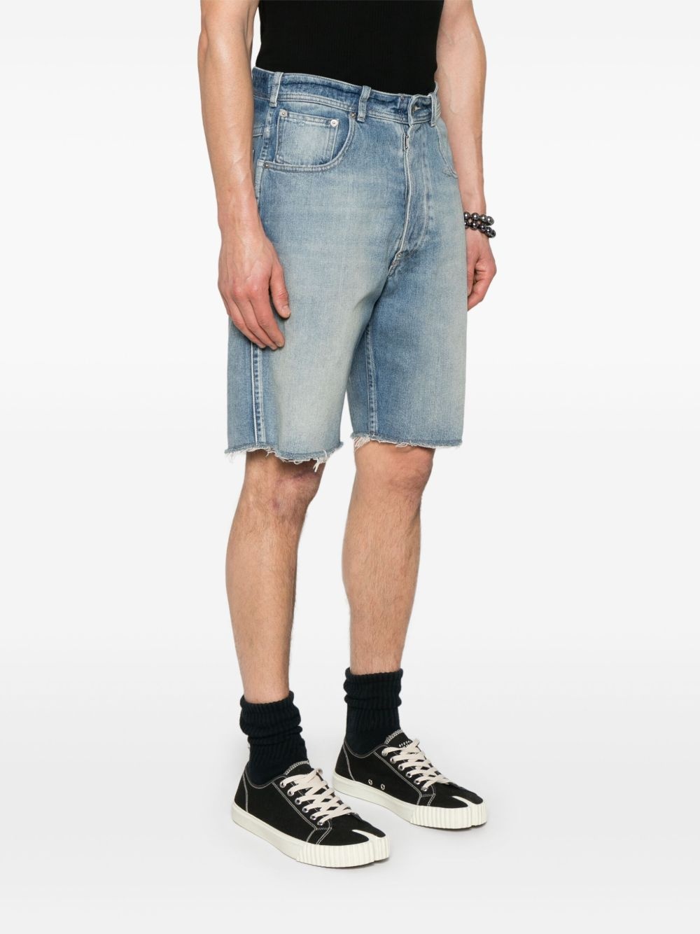 cut-off denim shorts - 3