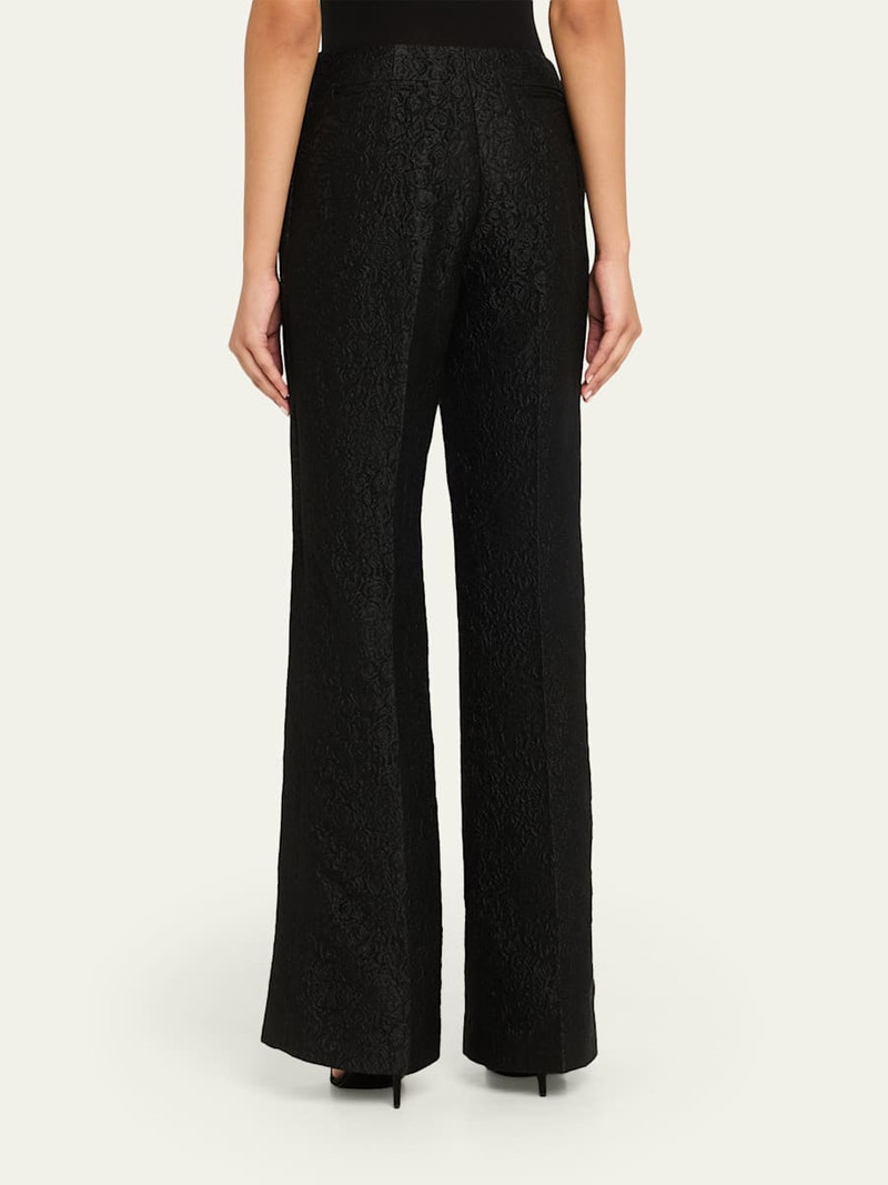 Flute-B Rose Brocade Trousers 3