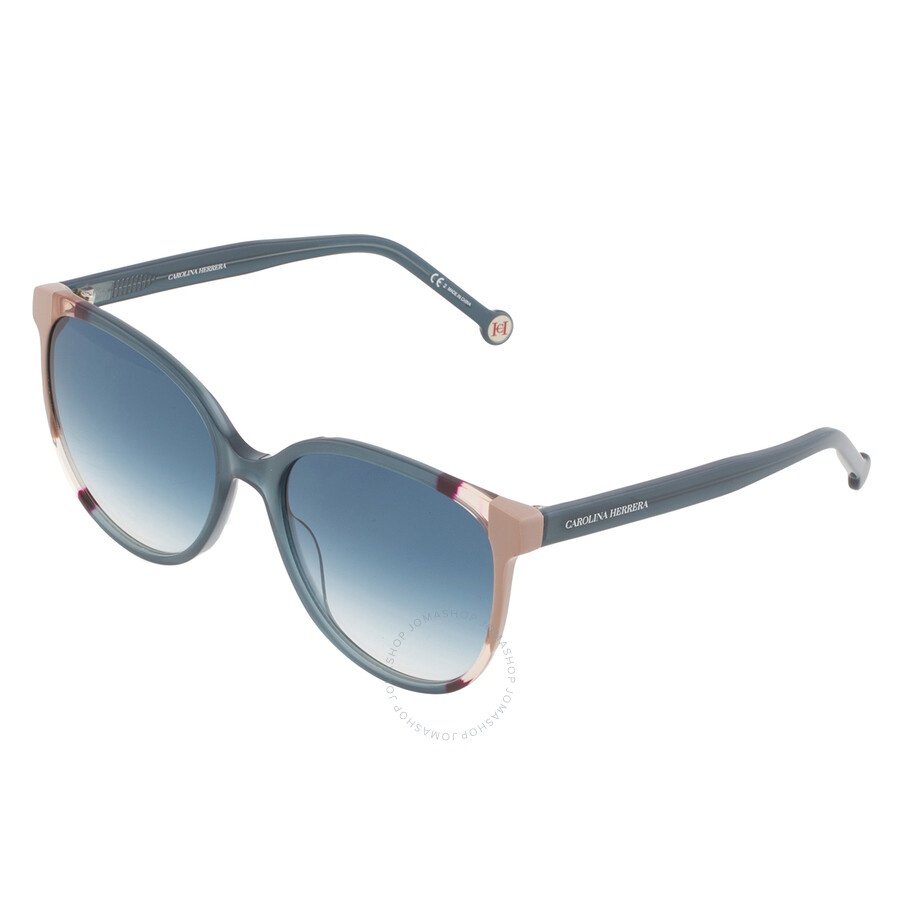 Carolina Herrera Blue Shaded Cat Eye Ladies Sunglasses CH 0063/S 0HBJ/08 58 - 4